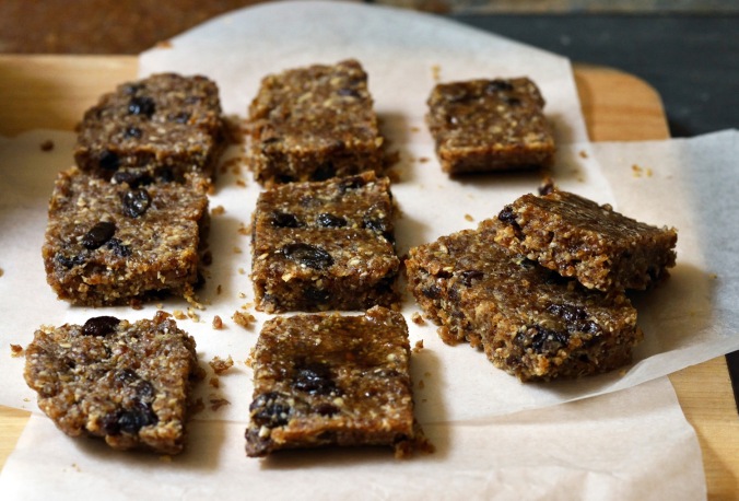 {No Bake} Oatmeal Raisin Cookie Dough Bars | Pumpkin Honey